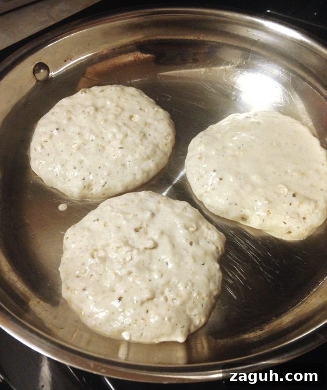 making pancakes