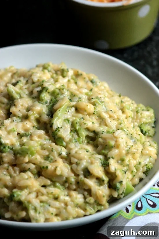 Broccoli and Cheese Risotto Broccoli and Cheese Risotto