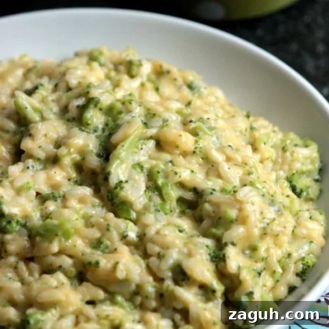 Broccoli and Cheese Risotto