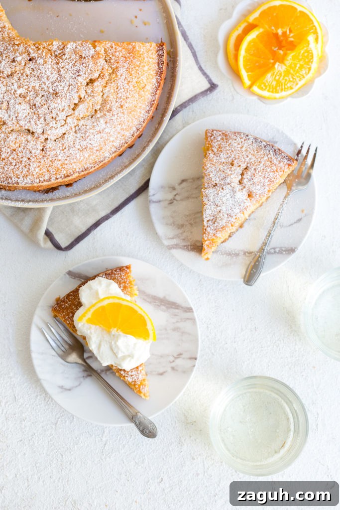 Slices of Orange Aperitivo Olive Oil Cake
