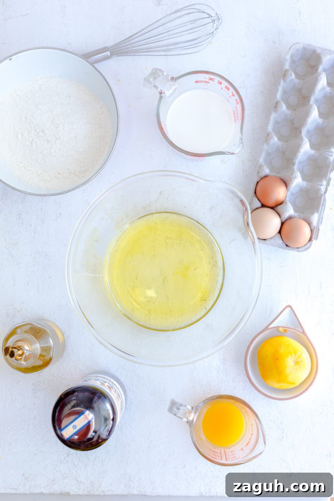 Prepping to make Orange Aperitivo Olive Oil Cake