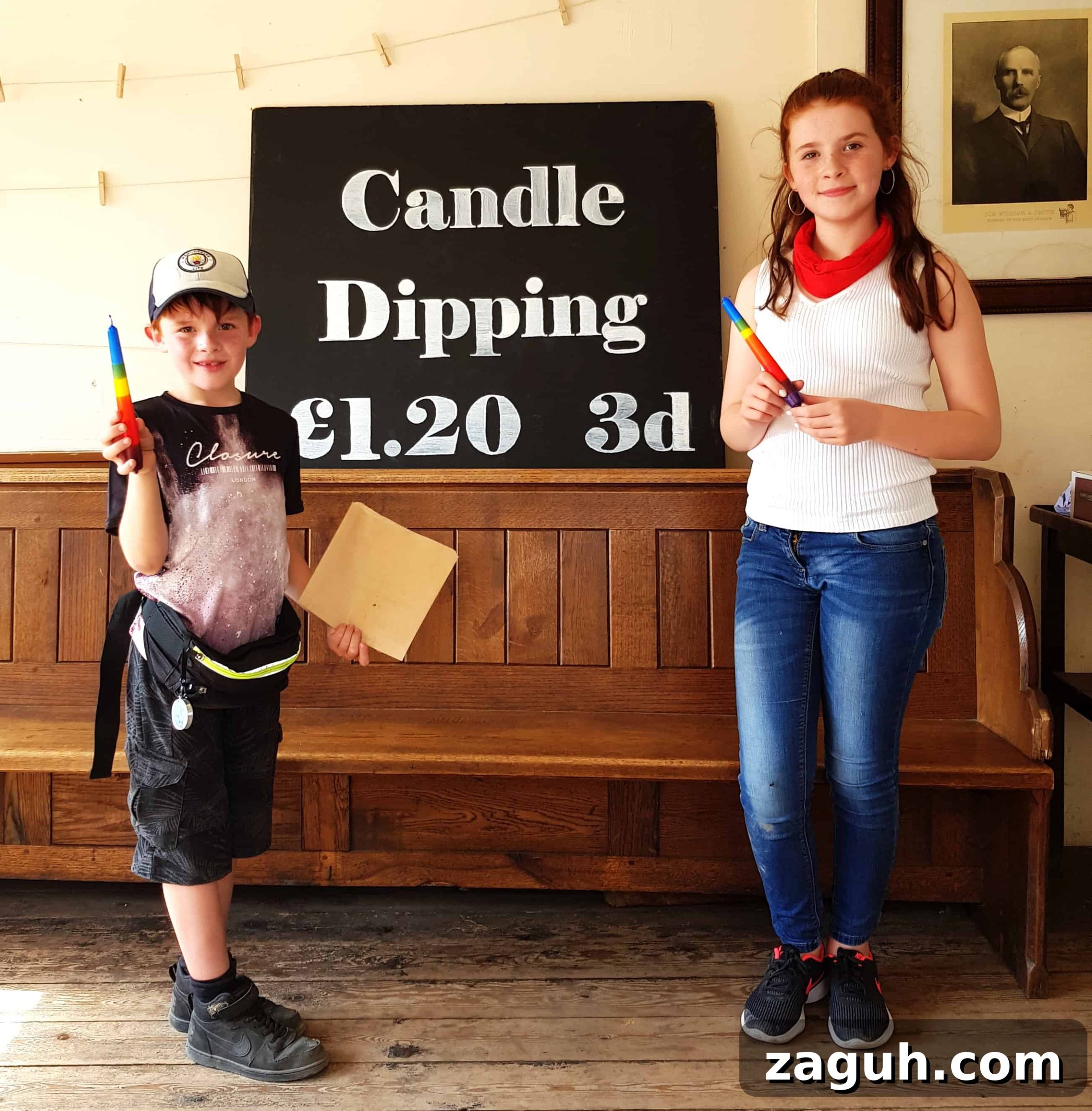 End-of-Summer Coffee Break Ideas for Cozy Afternoons 5 Kids showing their candles after candle dipping