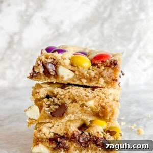 Gluten-Free Chocolate Chip Cookie Bars (Dairy-Free) 12 Gluten Free Cookie Bars stacked on top of each other.