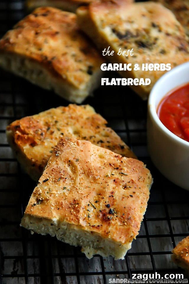 Garlic & Herb Flatbread Recipe: Crispy, Flavor-Packed Loaf 3 The Best Garlic and Herbs Flatbread