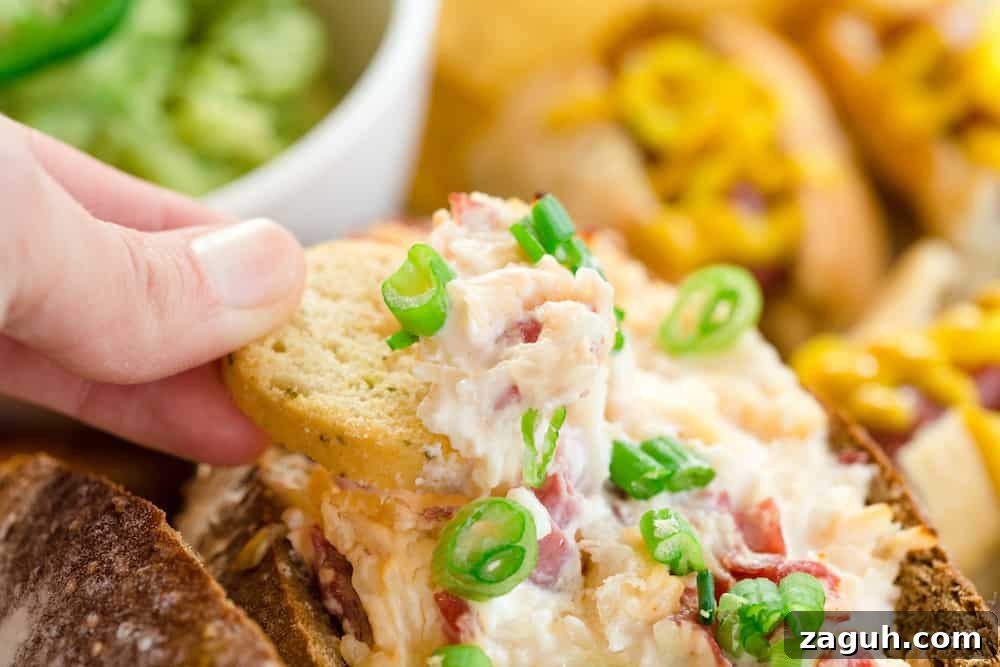 Game-Day Football Snack Board Ideas for Crowds 4 Hot Reuben Dip