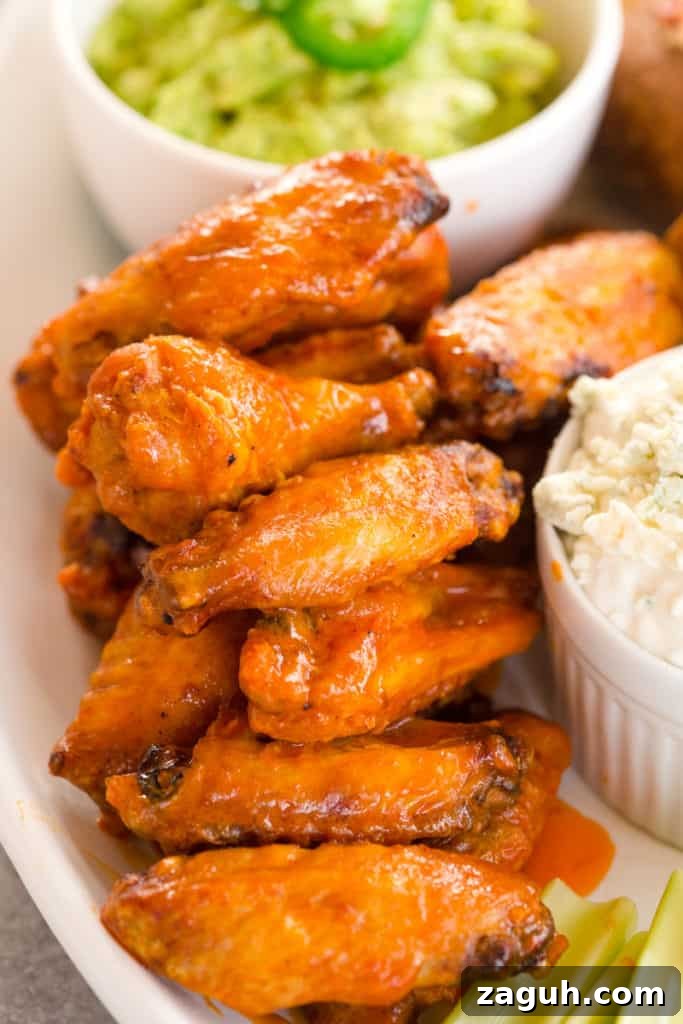 Game-Day Football Snack Board Ideas for Crowds 5 Air Fryer Buffalo Chicken Wings