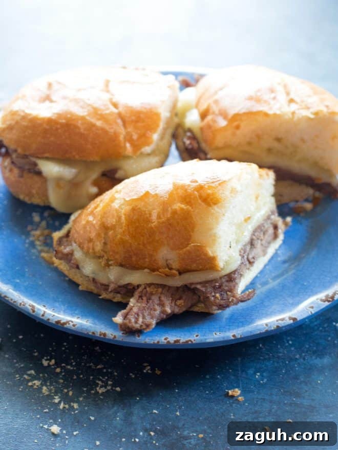 Classic French Dip Sandwich Recipe with Savory Au Jus 5 French Dip Sandwich