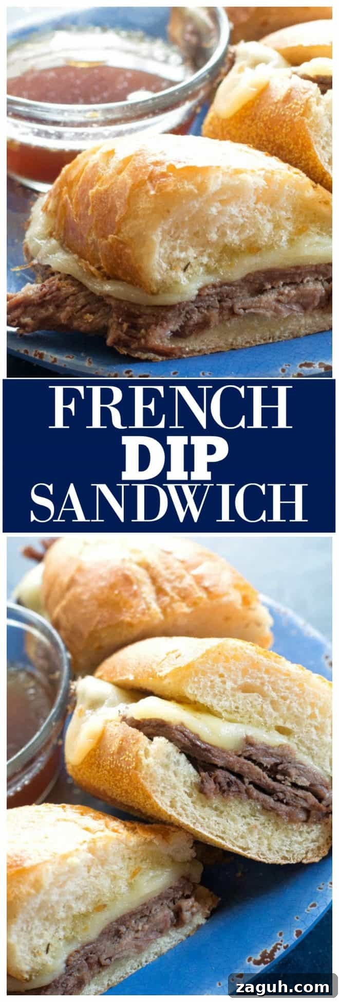 Classic French Dip Sandwich Recipe with Savory Au Jus 6 French Dip Sandwich