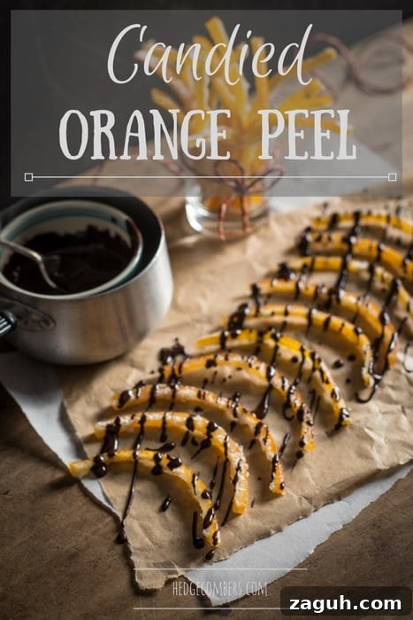 How to Make Candied Orange Peel at Home: Zesty Homemade Recipe 2 Freshly made Candied Orange Peel being drizzled with melted chocolate