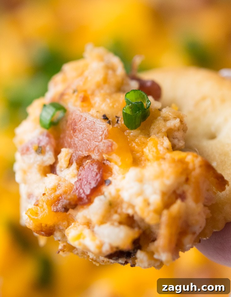 Crack Dip on a cracker