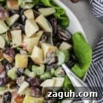 Lightened Waldorf Salad with Creamy Greek Yogurt Dressing 12 img 201474 11