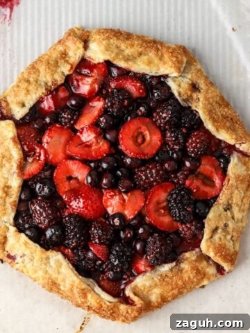 Mixed berry galette thumbnail