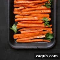 Tender Pressure-Cooked Carrots in 10 Minutes 5 carrots on a tray