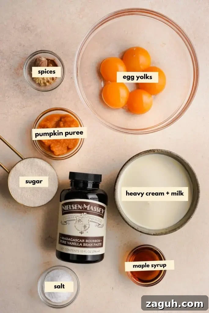 pumpkin creme brulee ingredients img 21749 5