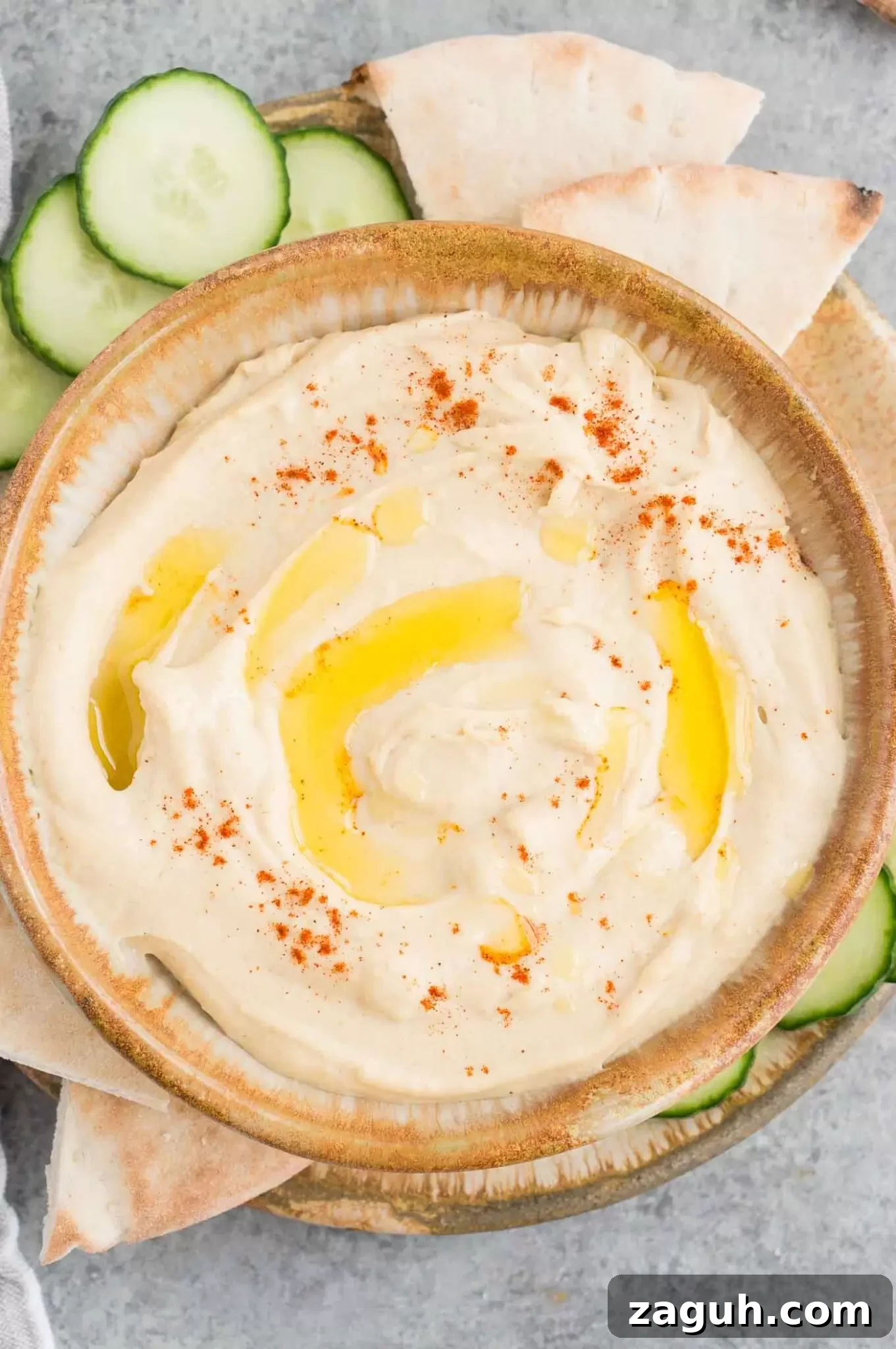 Creamy Homemade Hummus Recipe: Simple Chickpea Dip Tutorial 6 homemade hummus in a bowl