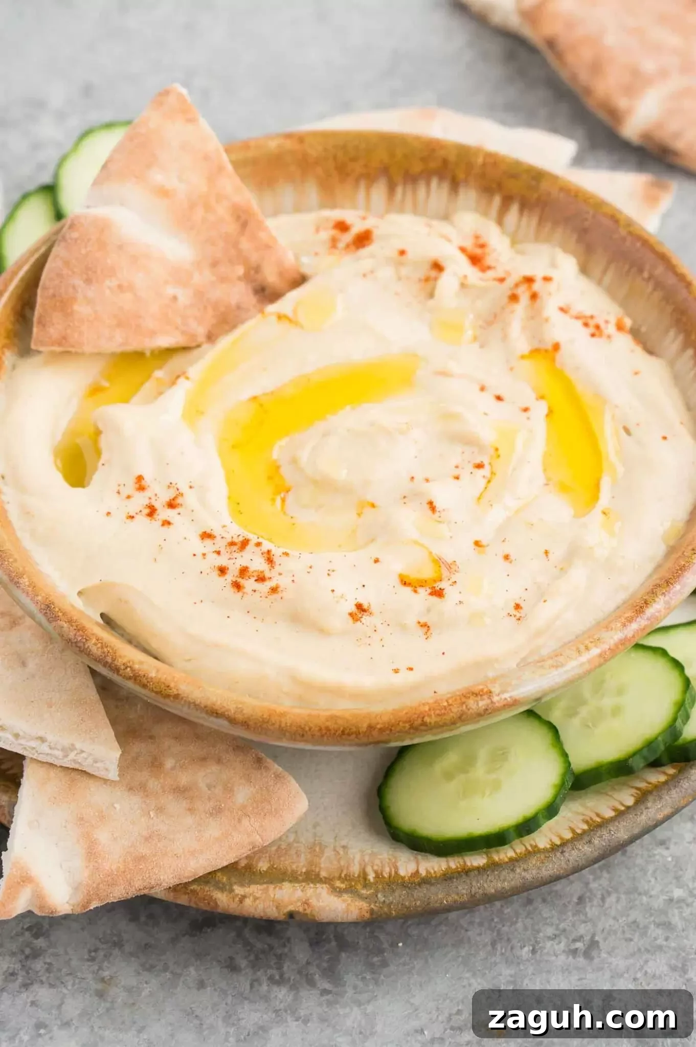 Creamy Homemade Hummus Recipe: Simple Chickpea Dip Tutorial 8 homemade hummus in a bowl