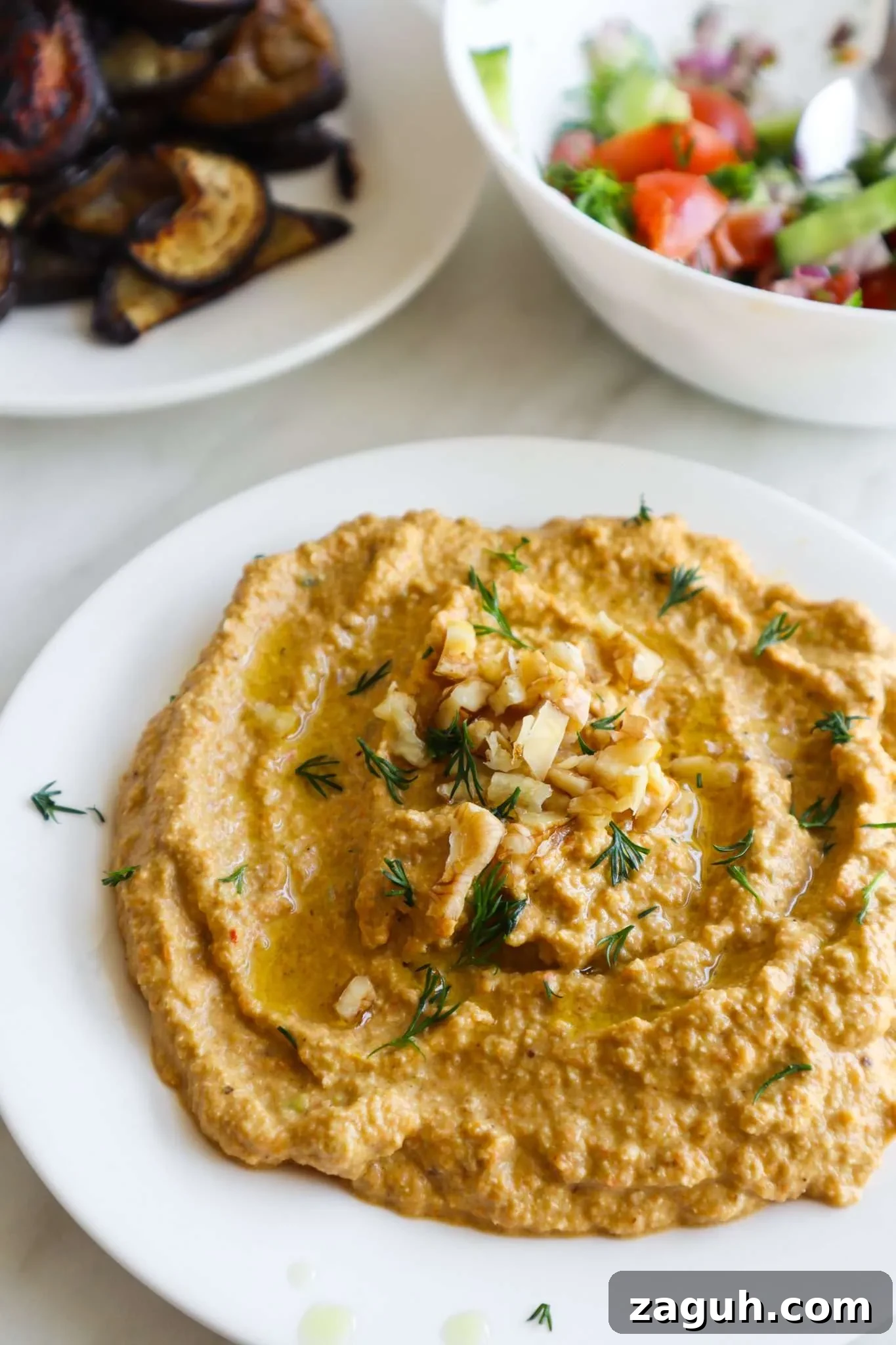 35 Simple Mediterranean Recipes You Can Make Tonight 23 A garlicky, delicious super easy healthy roasted vegetable dip recipe! Perfect in power bowls, wraps or as a spread on toast!