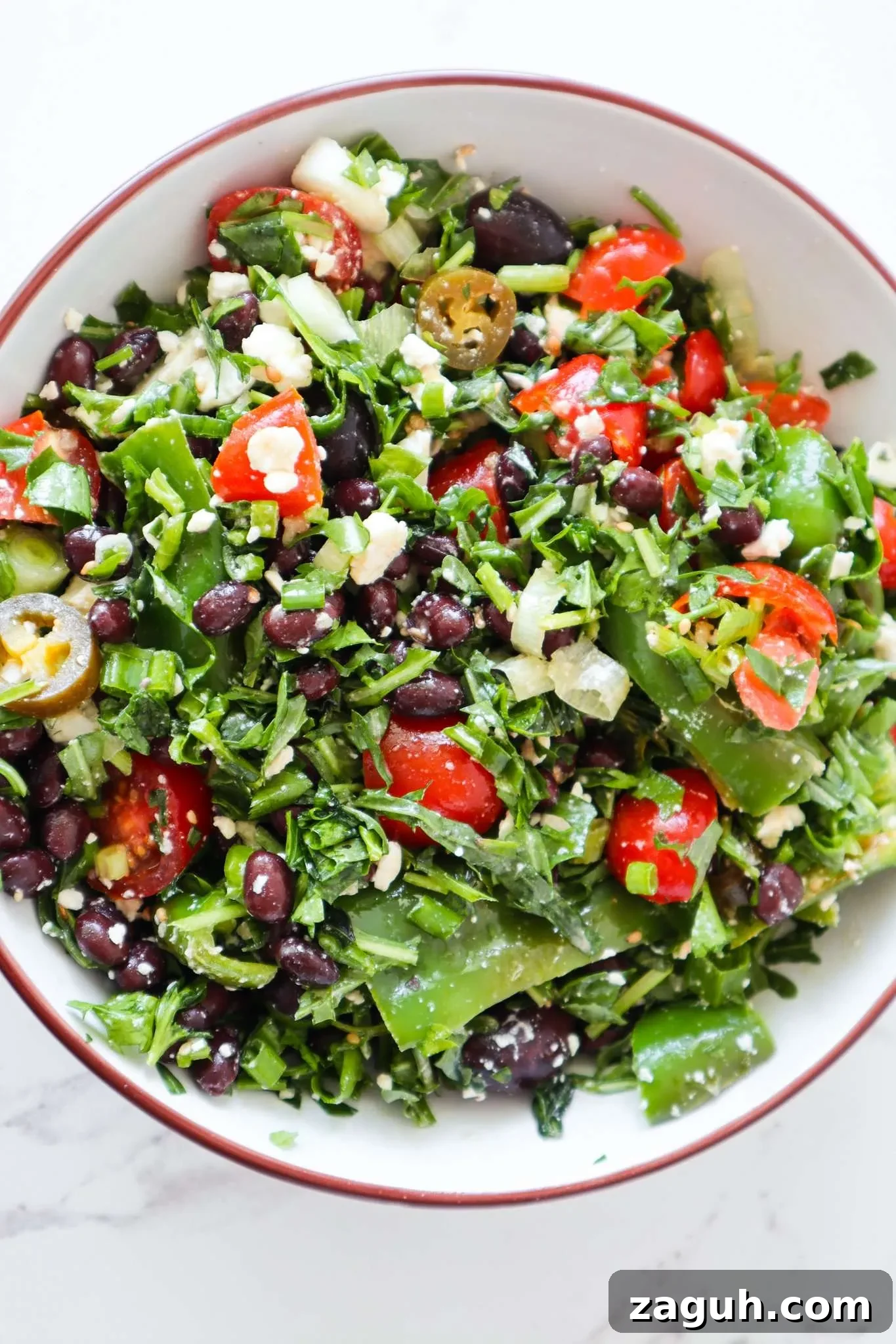 35 Simple Mediterranean Recipes You Can Make Tonight 25 Mediterranean Black bean salad with feta cheese and herbs