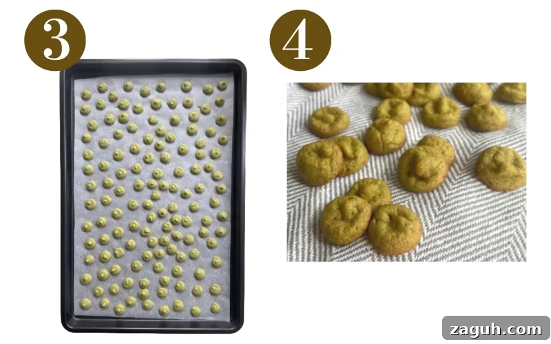 Spinach and Apple Baby Puffs: Nutritious Homemade Finger Food 5 Steps to make spinach puffs. Specifics provided in recipe card.