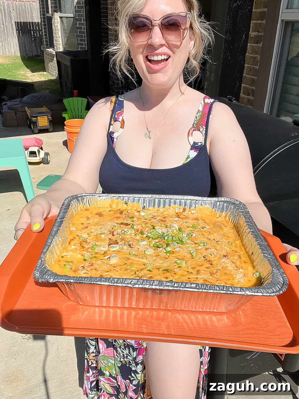 Maximize Smoke Flavor From Your Smoker: Tips That Really Work 3 Smoked queso with smoky flavor with Jenna Passaro smoked foods blogger