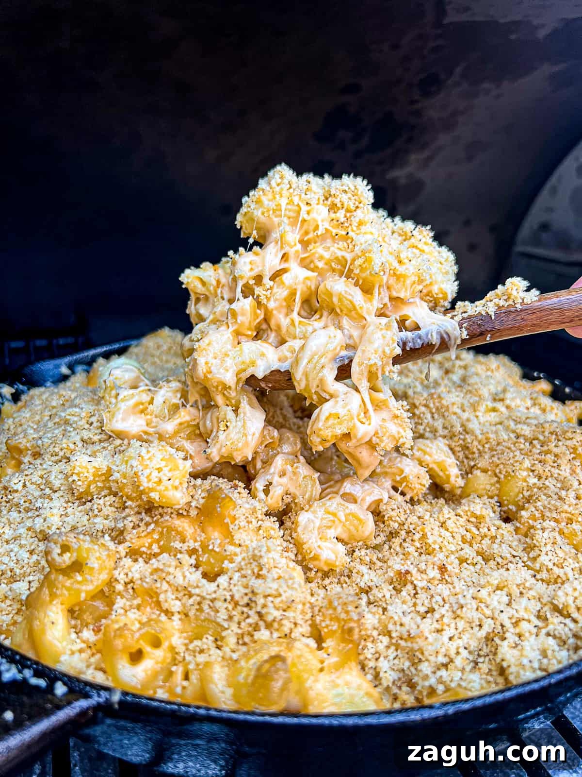 Maximize Smoke Flavor From Your Smoker: Tips That Really Work 9 Smoky mac and cheese smoking on the pellet grill