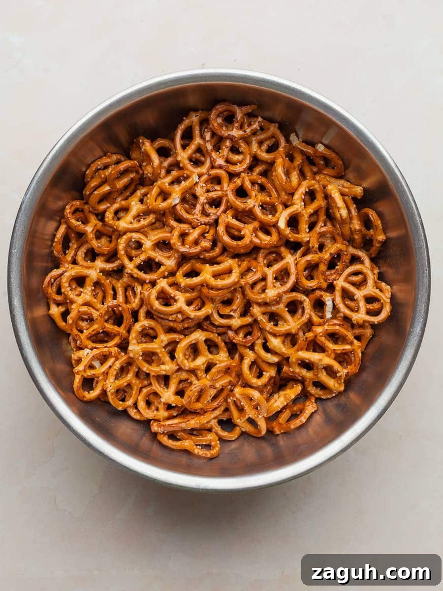 Gluten-Free Butter Toffee Pretzels Recipe: Crunchy Sweet Snack 4 gluten free pretzels in a bowl