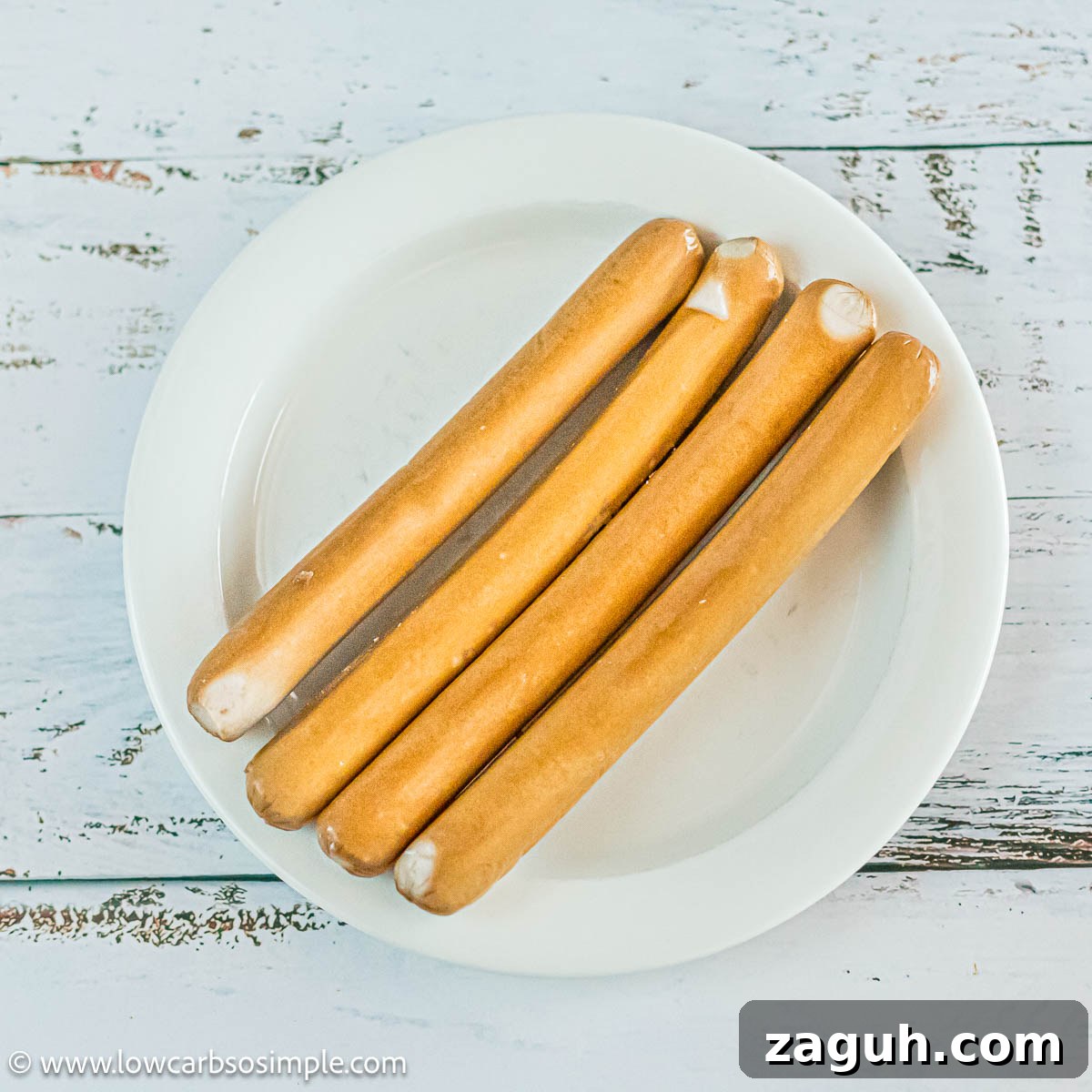 Savory Carnivore Pigs in a Blanket Recipe for Meat Lovers 3 10 oz Hot Dogs | Low-Carb, So Simple