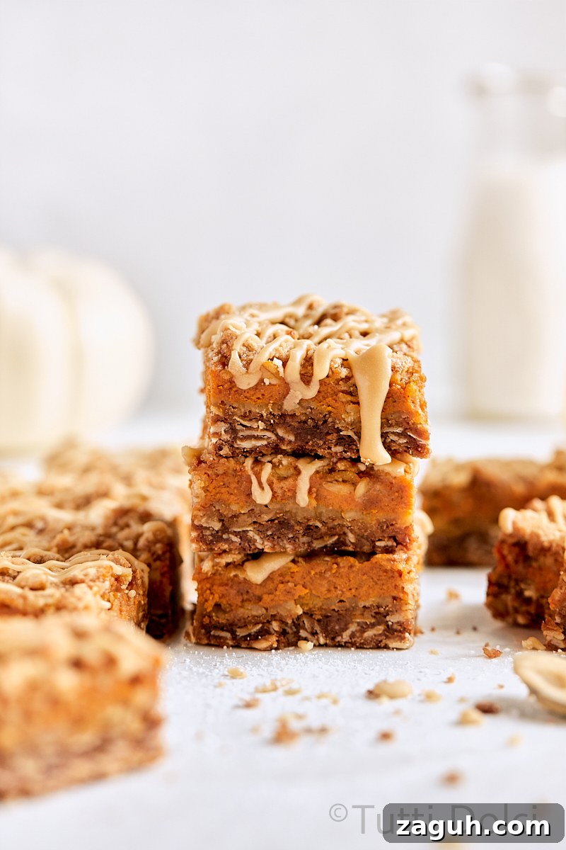 Pumpkin Pie Crumble Bars Recipe — Fall Dessert Bars with Spiced Crumble 3 Pumpkin Pie Crumble Bars