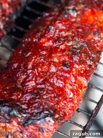 Smoked baby back ribs