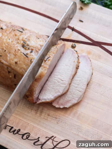Smoked pork loin