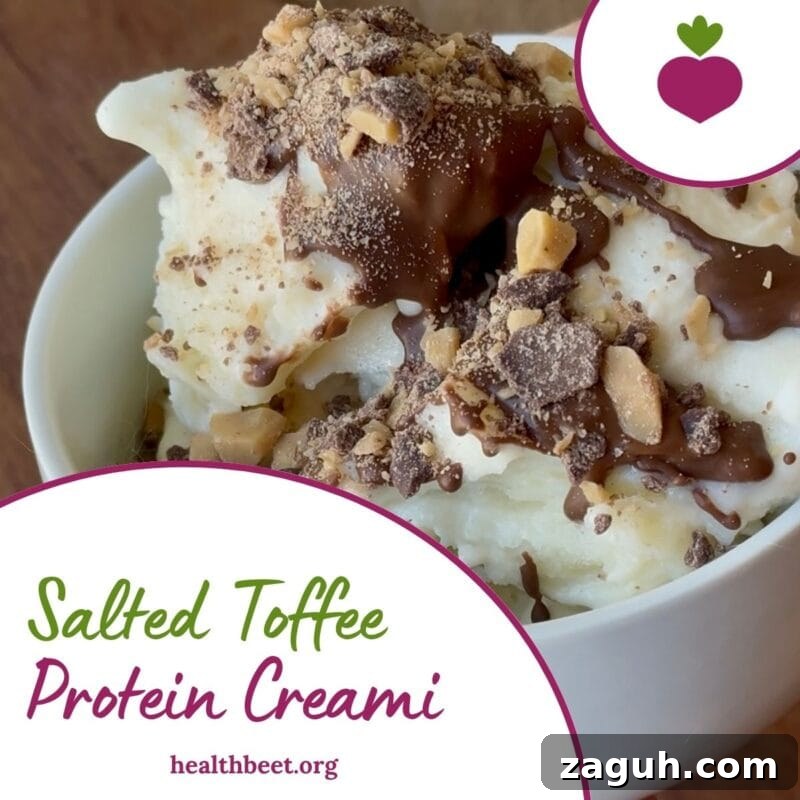 Parent Trap Peanut Butter Oreo Protein Creami Recipe 9 Salted toffee protein creami