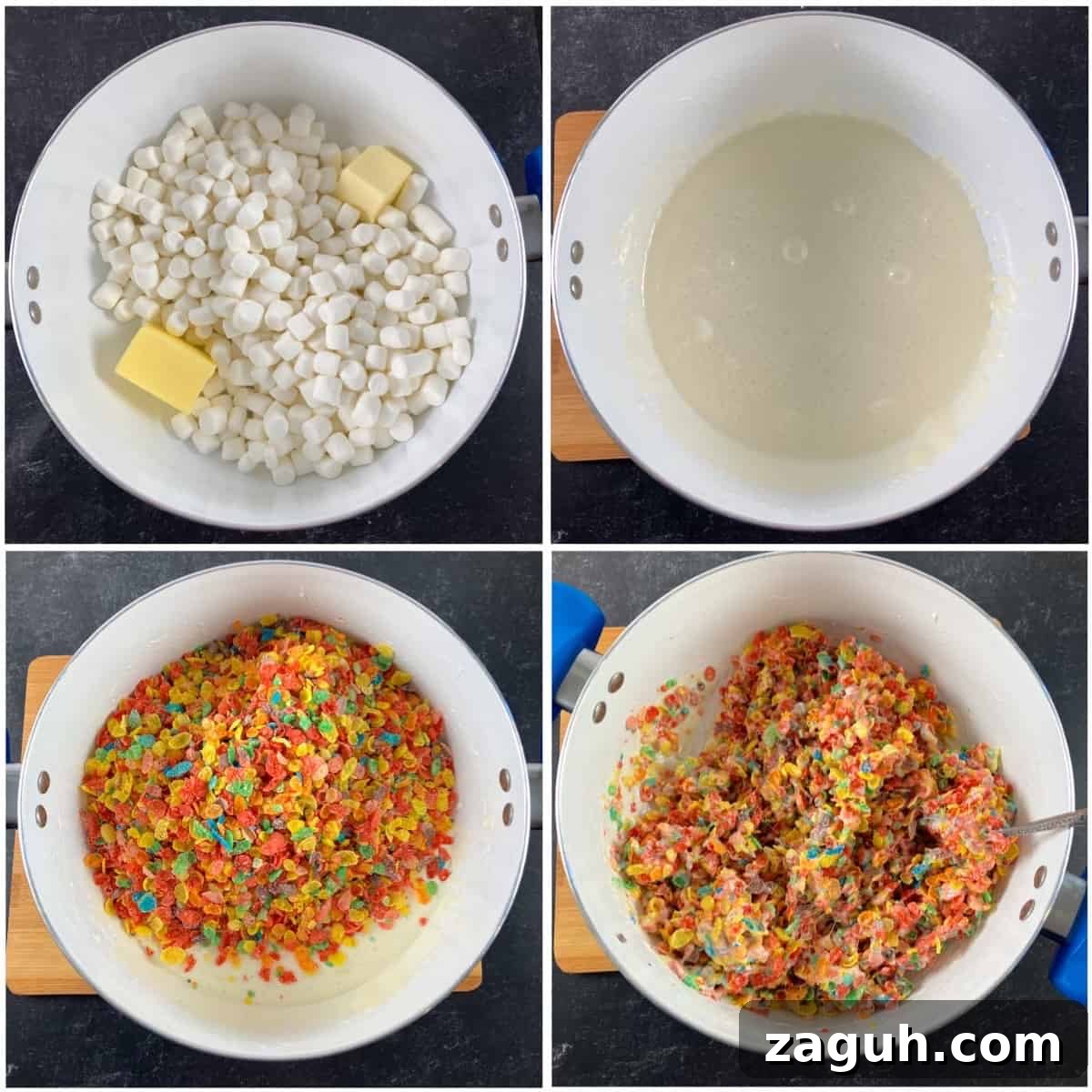 Fruity Pebbles Cereal Bars Recipe — Crispy Treats Guide 4 how to make fruity pebbles recipe