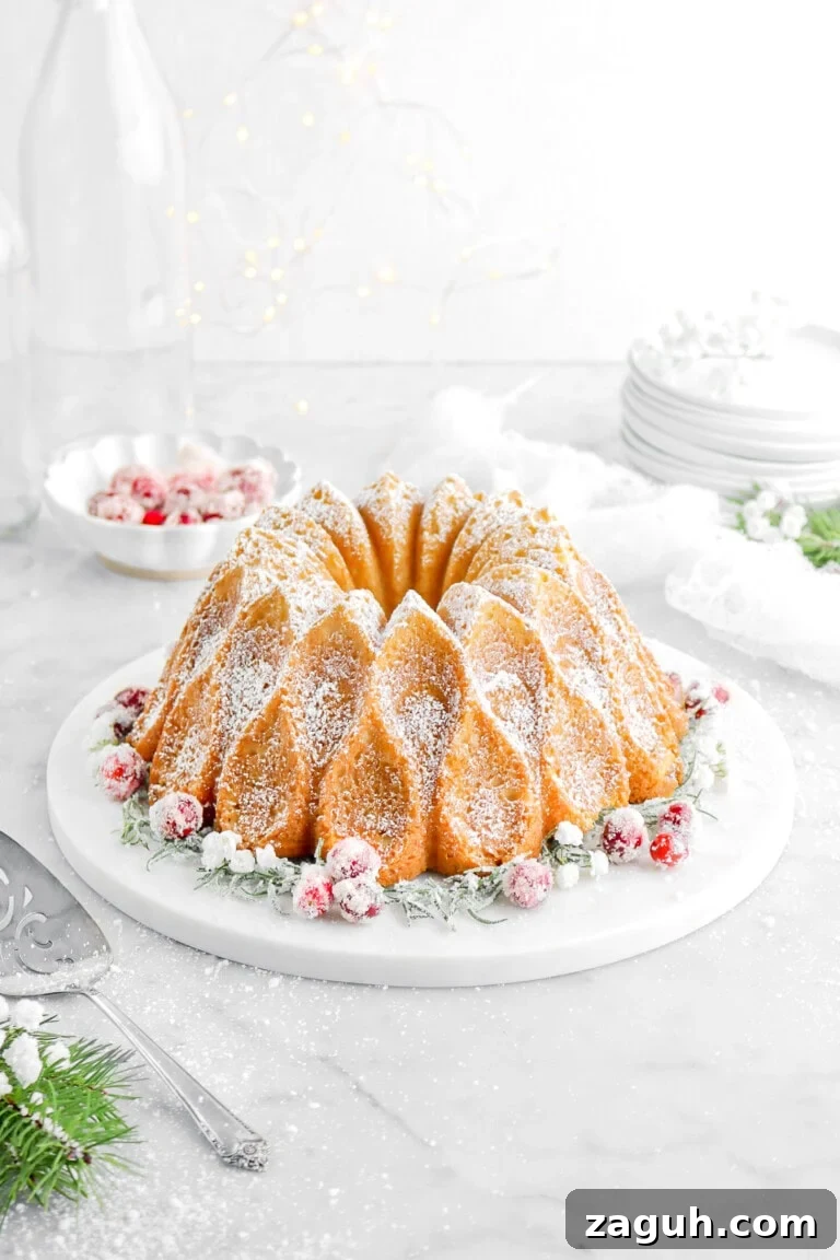 Eggnog Pound Cake