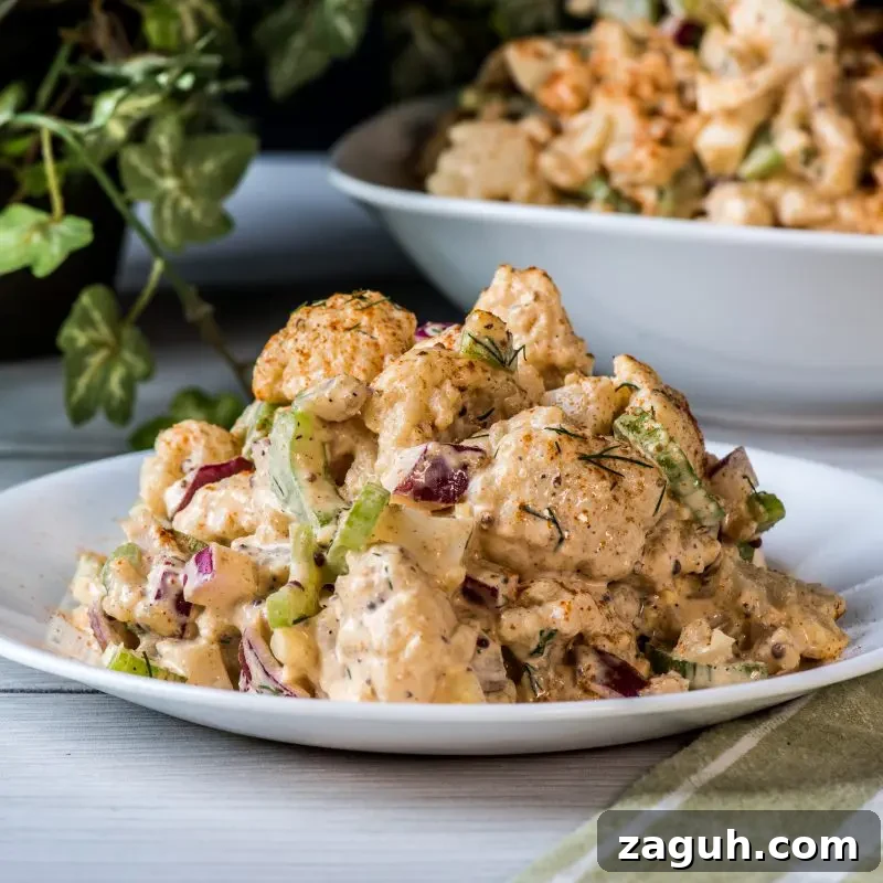 Cauliflower and Potato Salad with Lemon-Dill Dressing 8 Step photo