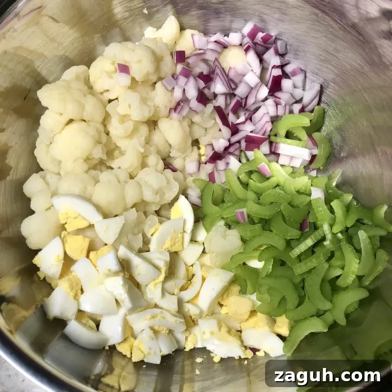 Cauliflower and Potato Salad with Lemon-Dill Dressing 11 Cooking steps