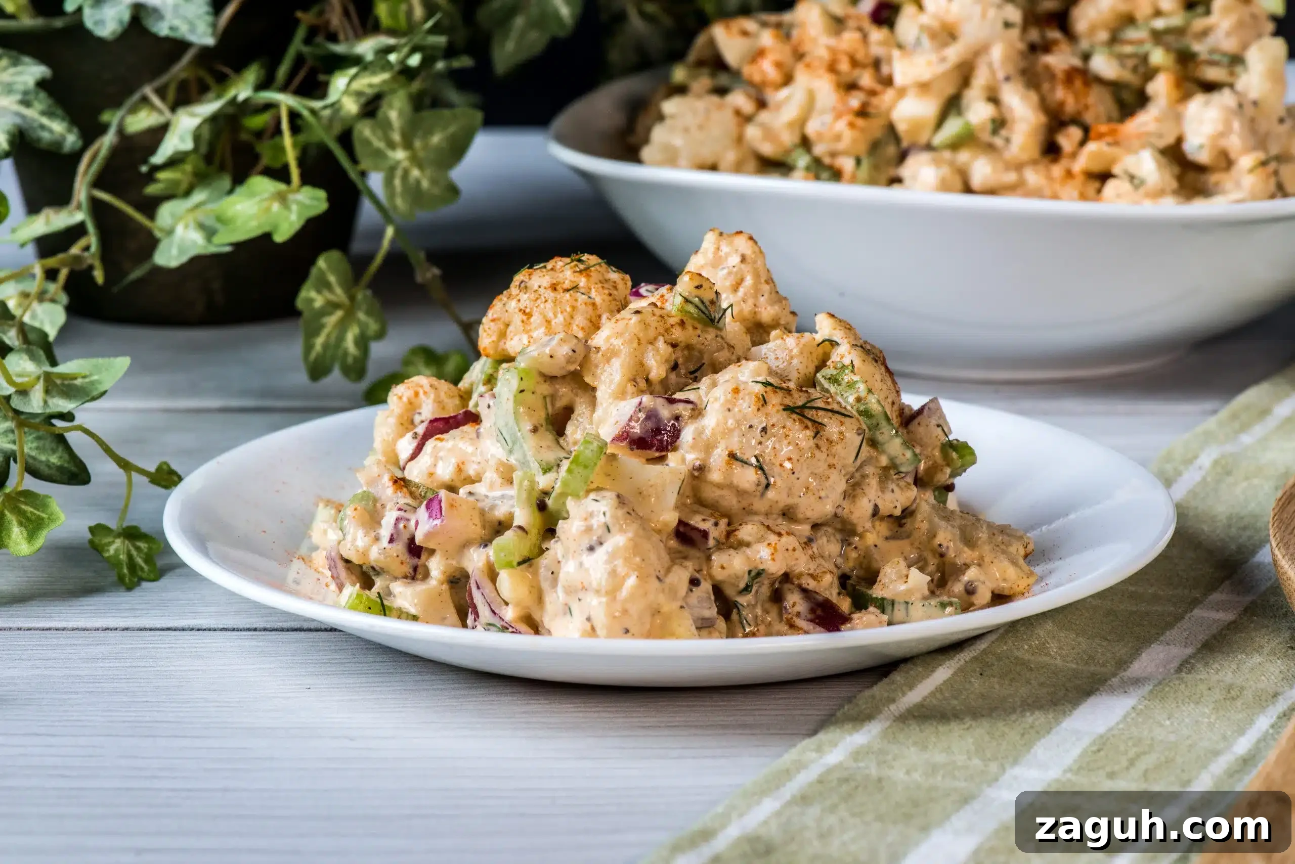 Cauliflower and Potato Salad with Lemon-Dill Dressing 16 Cauliflower Potato Salad
