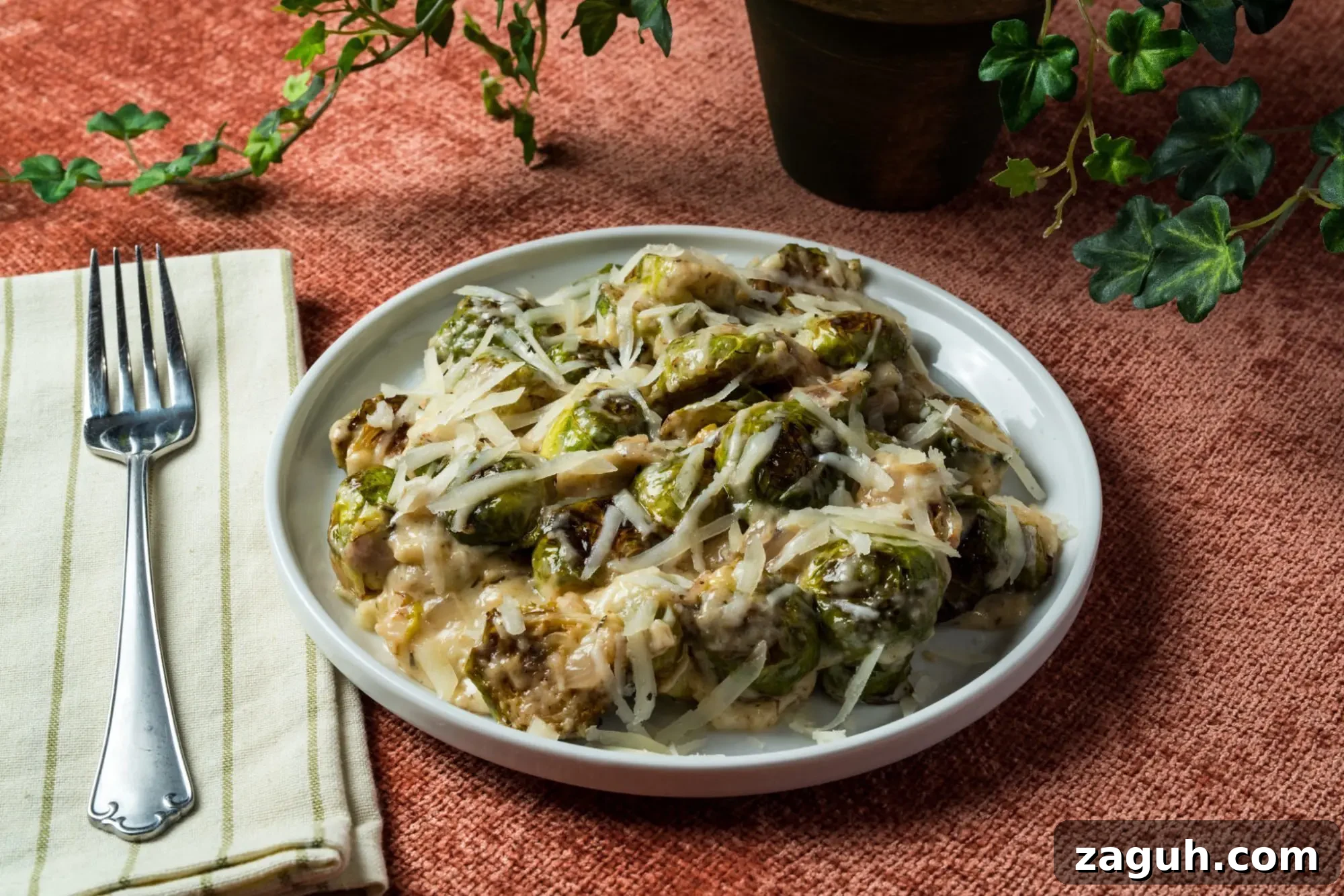 Cauliflower and Potato Salad with Lemon-Dill Dressing 18 Brussels Sprouts in Manchego Cheese Sauce