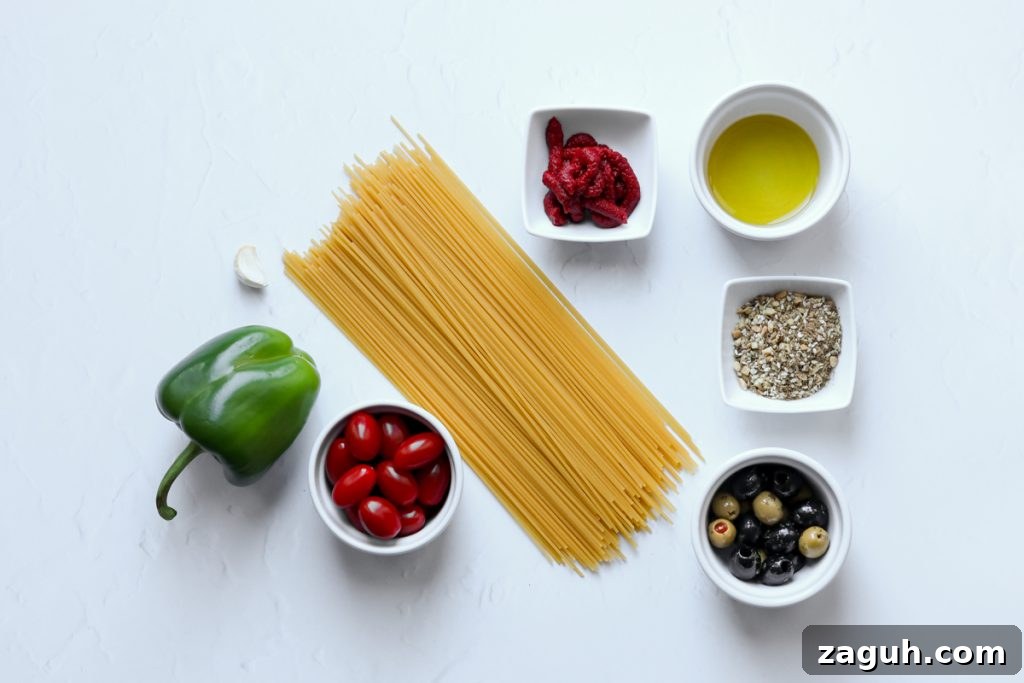 Olive & Dukkah Vegan Pasta — Flavorful Middle Eastern Fusion 3 Ingredients for olive and dukkah pasta