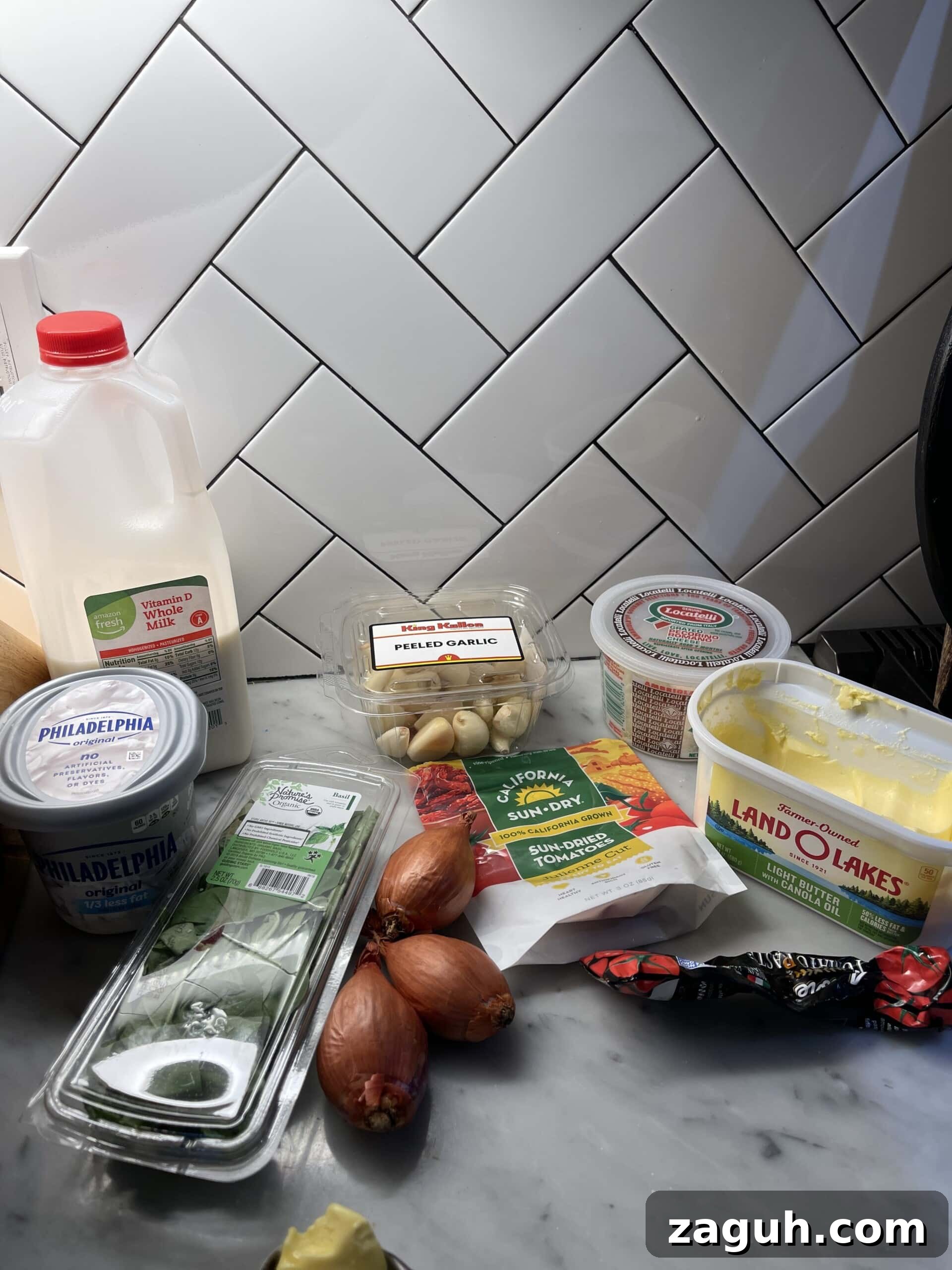 Lighter Marry Me Chicken Recipe That Still Impresses 3 Ingredients arranged
