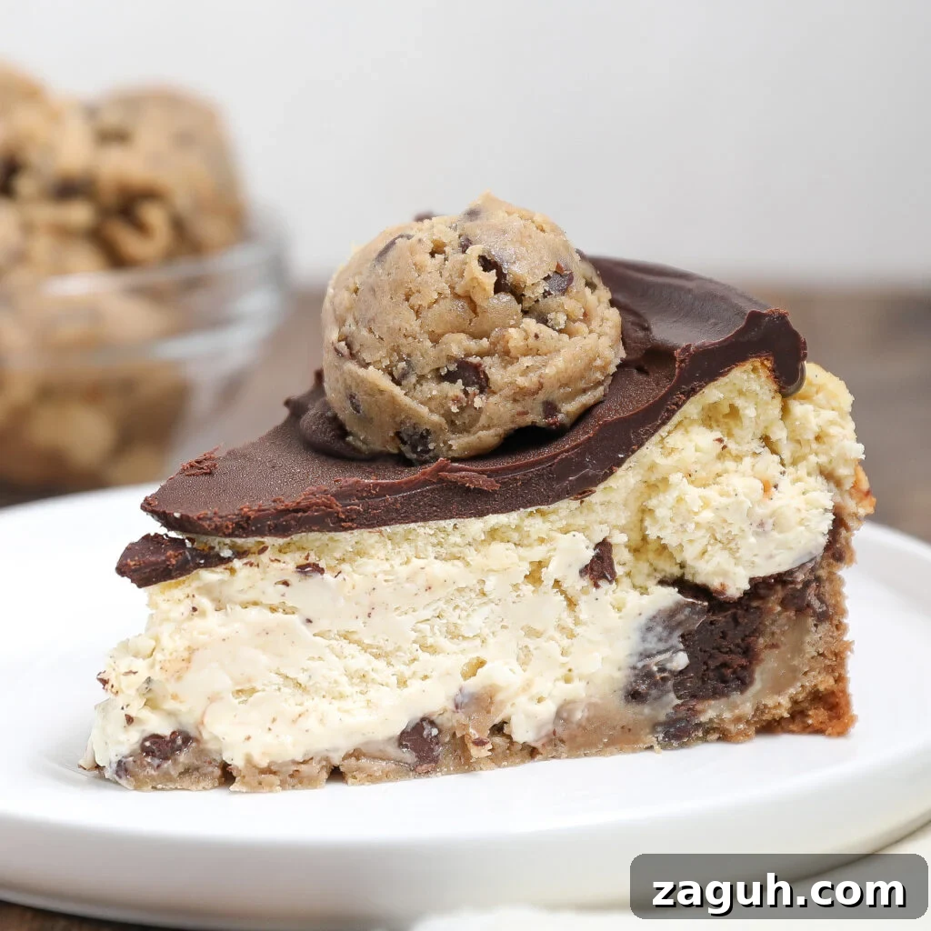 Cookie Dough Cheesecake Recipe: Creamy No-Bake Dessert with Edible Dough 2 Cookie Dough Cheesecake