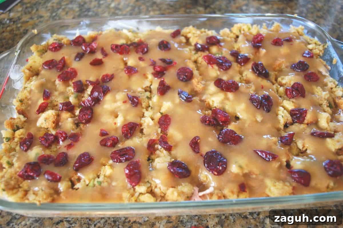 Ultimate Thanksgiving Casserole: One-Pan Holiday Dinner Recipe 9 thanksgiving dinner casserole with craisins