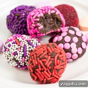 Valentine’s Day No-Bake Chocolate Brownie Bites 7 Valentine's Day No Bake Brownie Bites Recipe