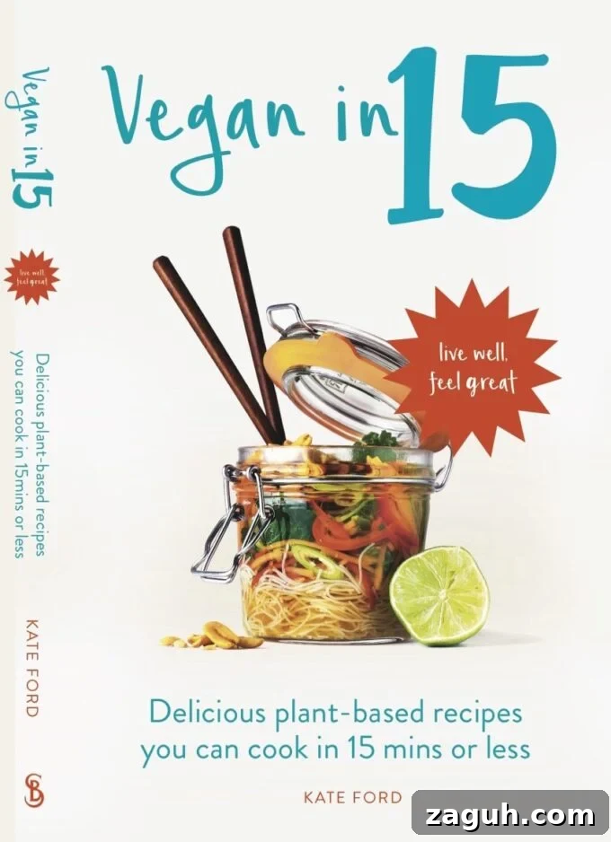Thai Green Curry Noodles Recipe: Creamy Coconut & Veggies 11 Vegan in 15 by Kate Ford