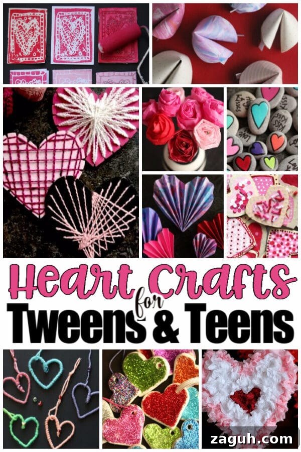 11 Valentine’s Day Crafts for Tweens and Teens to Make Together 2 11 Cool Valentines Crafts for Tweens and Teens
