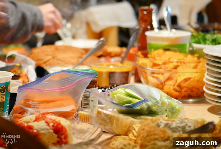 Friendsgiving Potluck Party with Cascade Cleanup Help 4 Host a Friendsgiving potluck party during the holidays for a less stressful way to connect with friends. Let Cascade Platinum help with cleanup!