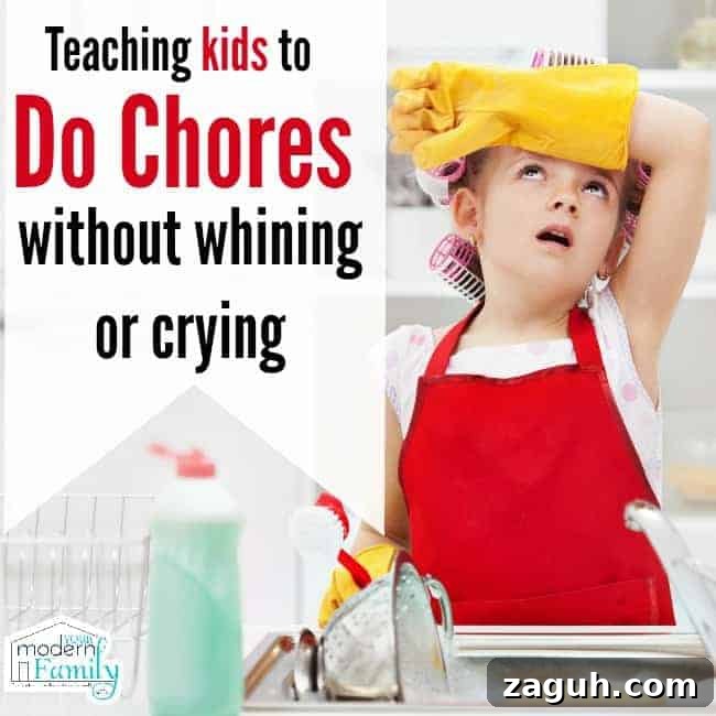 no whining or crying