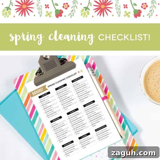 Clip board holding a checklist with text above it.