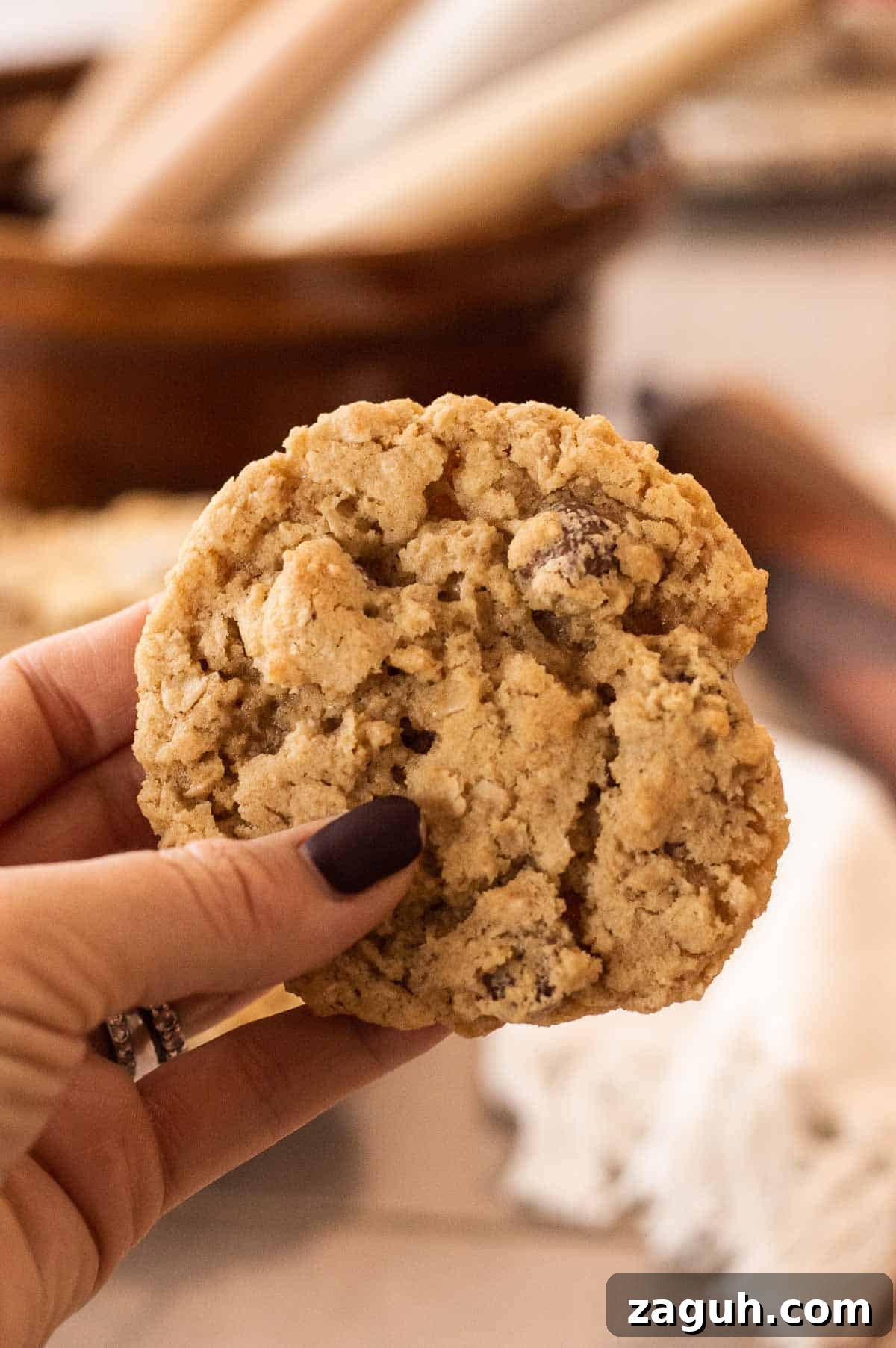 Muesli vs Oatmeal: Which Breakfast Cereal Suits Your Diet? 8 Gluten Free Oatmeal Chocolate Chip Cookies in a hand