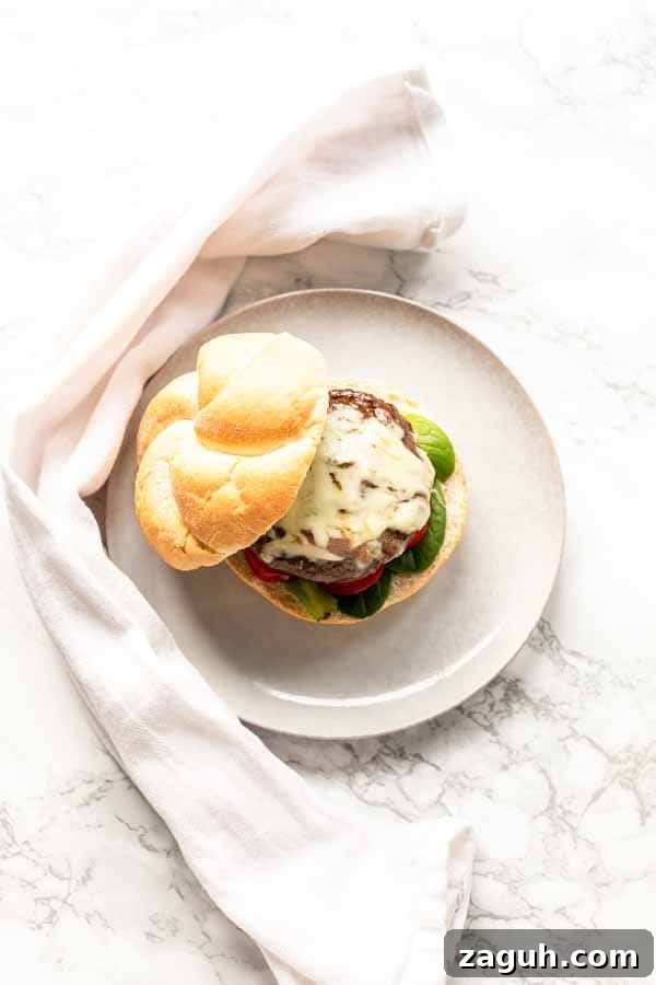 Crispy Air Fryer Cheeseburger Recipe for Juicy Patties 8 Delicious cheeseburger baked in an Air Fryer.