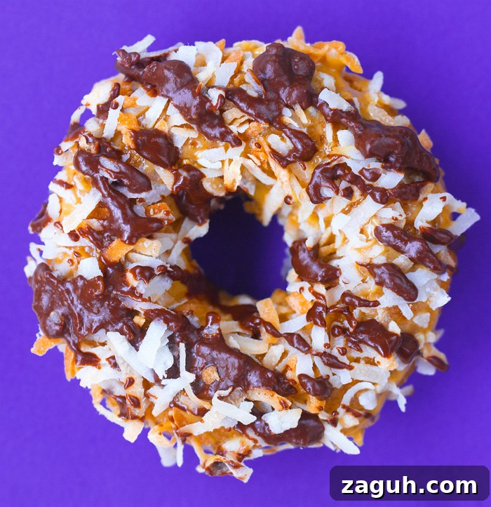 Vegan Donuts: Delicious Plant-Based Recipes for Homemade Treats 6 Samoas Girl Scout Cookie Donuts